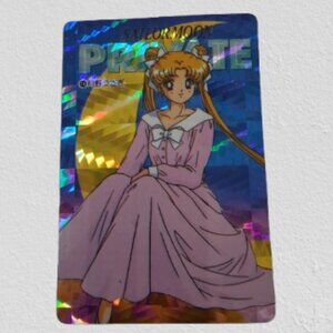 Sailor Moon Prism Card Bandai 1990s Carddass Tsukino Usagi Holo Vintage Japan